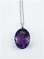 Collier Zorzan Gioielli Femme in Or blanc Ametista 33.52 Ct PZG001 - PZG001